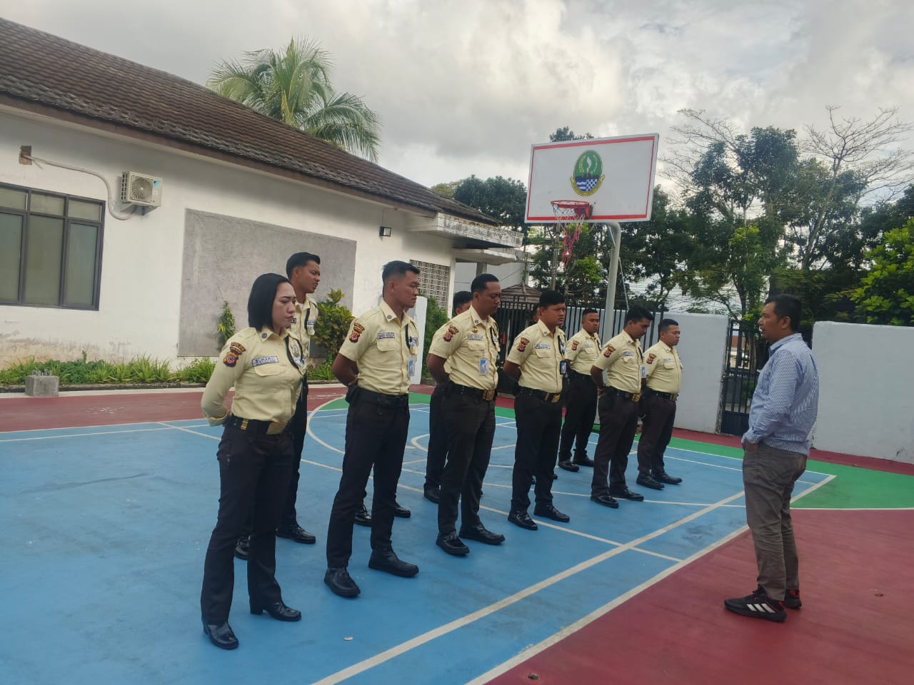 Pembinaan TAD Security di Binamarga Sukabumi